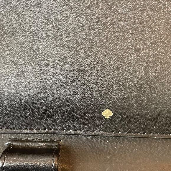 KATE SPADE Black Saffiano Leather Zip Around Wallet In Excellent Condition - Picture 8 of 8